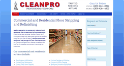 Desktop Screenshot of cleanprofloorcare.com