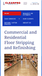 Mobile Screenshot of cleanprofloorcare.com