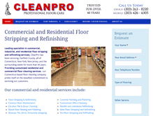 Tablet Screenshot of cleanprofloorcare.com